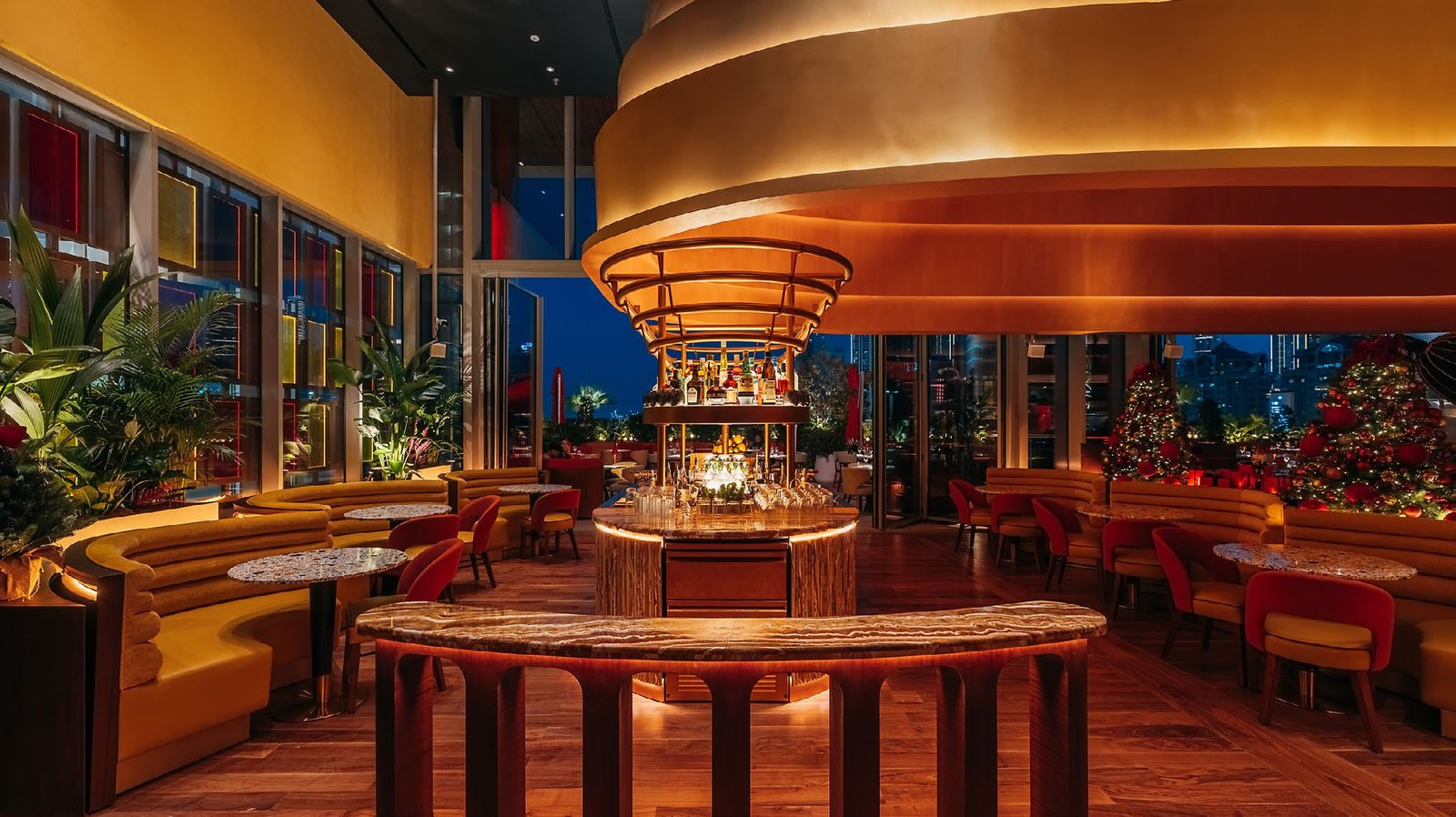 A restaurant interior delivered by VEDRA